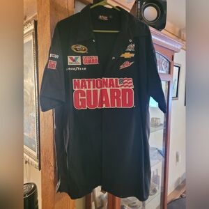 Chase Authentics Dale Jr Black Pit Crew Shirt Xl